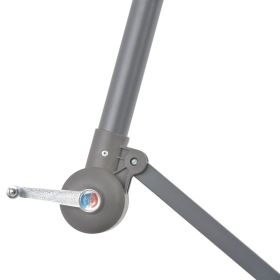 vidaXL Cantilever Garden Parasol with Aluminium Pole 300 cm Anthracite (Option: as picture)