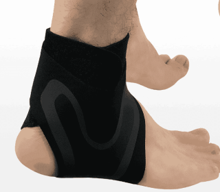 Ankle Support Brace Safety Running Basketball Sports Ankle Sleeves (Option: SM-1pc-Right)